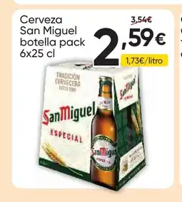 FROIZ SAN MIGUEL Cerveza botella oferta
