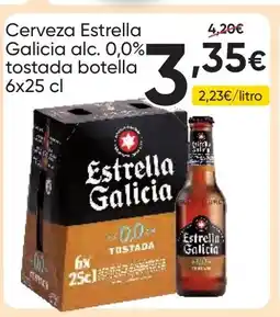 FROIZ ESTRELLA GALICIA Cerveza alc. 0,0%1 tostada botella oferta