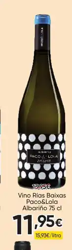 FROIZ PACO & LOLA Vino Rías Baixas Albariño oferta