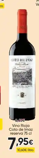 FROIZ COTO DE IMAZ Vino Rioja reserva oferta