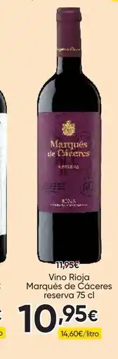 FROIZ MARQUÉS DE CÁCERES Vino Rioja reserva oferta