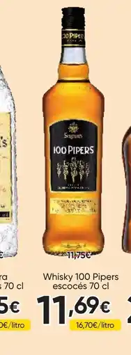 FROIZ 100 PIPERS Whisky escocés oferta