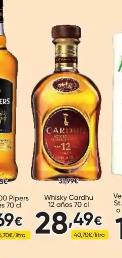 FROIZ CARDHU Whisky 12 años oferta
