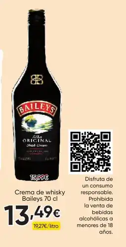 FROIZ BAILEYS Crema de whisky oferta