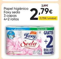 FROIZ FOXY SEDA Papel higiénico 3 capas oferta