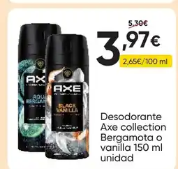 FROIZ AXE Desodorante collection Bergamota o vanilla oferta