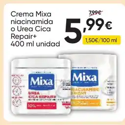 FROIZ MIXA Crema niacinamida o Urea Cica Repair+ oferta