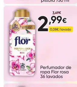 FROIZ FLOR Perfumador de ropa rosa 36 lavados oferta