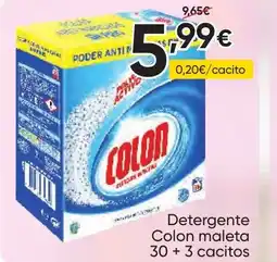 FROIZ COLON Detergente maleta 30+3 cacitos oferta