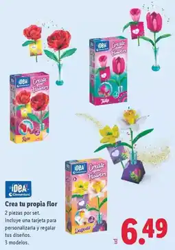 Lidl Clementoni - crea tu propia flor oferta