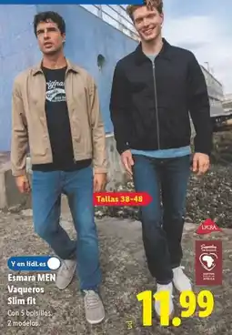 Lidl Esmara - men veauteros slim fit oferta