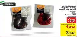 Carrefour Elena - morcilla iberica tipo japguette o chorizo y morcilla oferta