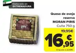 Carrefour Queso de oveja reserva oferta
