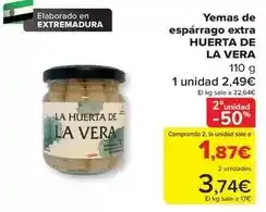 Carrefour Huerta de la vera - yemas de esparrago extra oferta