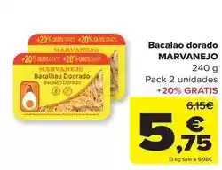 Carrefour Bacalao dorado oferta