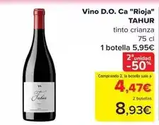 Carrefour Vino d.o. ca rioja oferta
