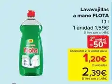 Carrefour Flota - lavavajillas a mano oferta