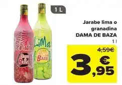 Carrefour Baza - jarabe lima o granadina oferta