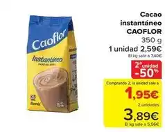 Carrefour Caoflor - cacao instantáneo oferta
