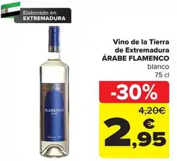 Carrefour Árabe - vino de la tierra de extremadura oferta