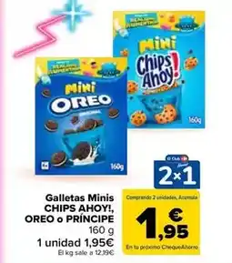 Carrefour Market Chips ahoy!/oreo/principe - galletas minis oferta