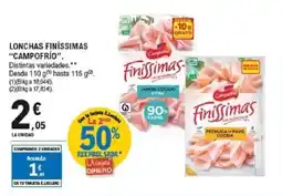 E.Leclerc CAMPOFRIO Lonchas finissimas oferta