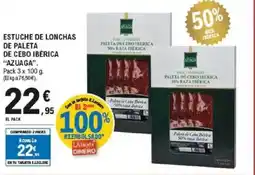 E.Leclerc AZUAGA Estuche de lonchas de paleta de cebo ibérica oferta