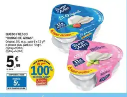 E.Leclerc BURGO DE ARIAS Queso fresco oferta