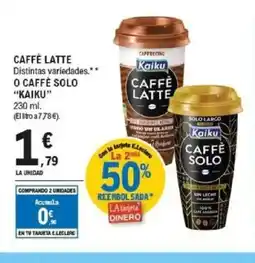 E.Leclerc KAIKU Caffè latte o caffè solo oferta