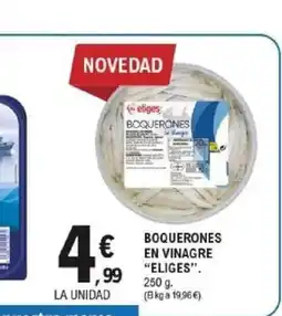 E.Leclerc ELIGES Boquerones en vinagre oferta