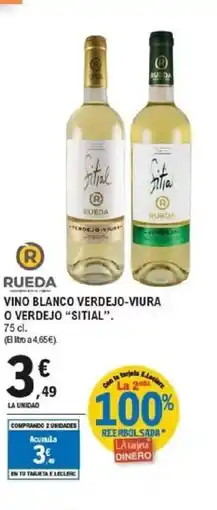 E.Leclerc SITIAL Vino blanco verdejo-viura o verdejo oferta