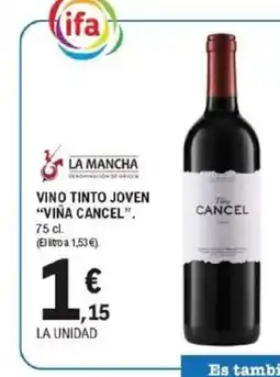 E.Leclerc VIÑA CANCEL Vino tinto joven oferta