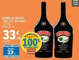 E.Leclerc BAILEY'S ORIGINAL Crema de whisky oferta