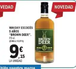 E.Leclerc BROWN DEER Whisky escocés 5 años oferta