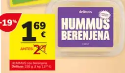Consum Deluxe - hummus con berenjena oferta