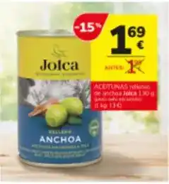 Consum Jolca - aceitunas rellenas ore anchoa oferta