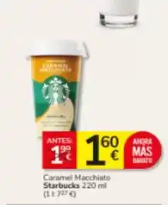 Consum Starbucks - caramel macchiato oferta