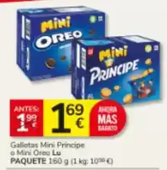 Consum Oreo - galletas mini principe o mini oferta