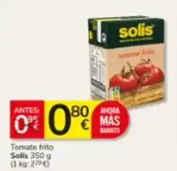 Consum Solís - tomate frito oferta