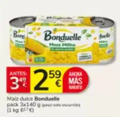 Consum Bonduelle - maiz dulce oferta