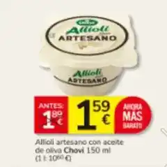 Consum Chovi - allioli artesano con aceite de oliva oferta