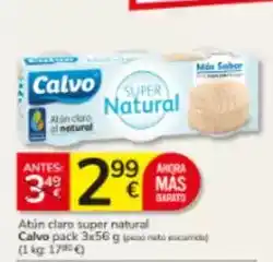 Consum Calvo - atun claro super natural oferta