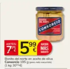 Consum Consorcio - bonito del norte en aceite de oliva oferta