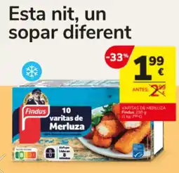 Consum Findus - varitas de merluza oferta