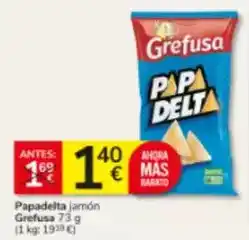 Consum Grefusa - papadelta jamón oferta