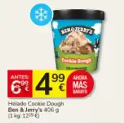 Consum Mas - helado cookie dough ben & jerry's oferta