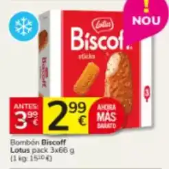 Consum Lotus - bombón biscoff oferta