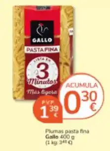 Consum Gallo - pasta fina oferta