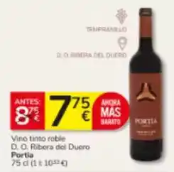 Consum Portia - vino tinto roble d. o. ribera del duero oferta