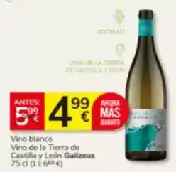 Consum Terra - vino blanco vino de la tierra de castilla y león oferta